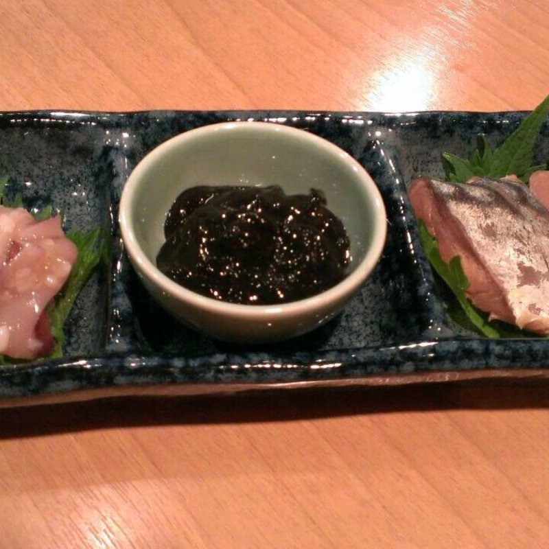 珍味三種盛り(能登美)