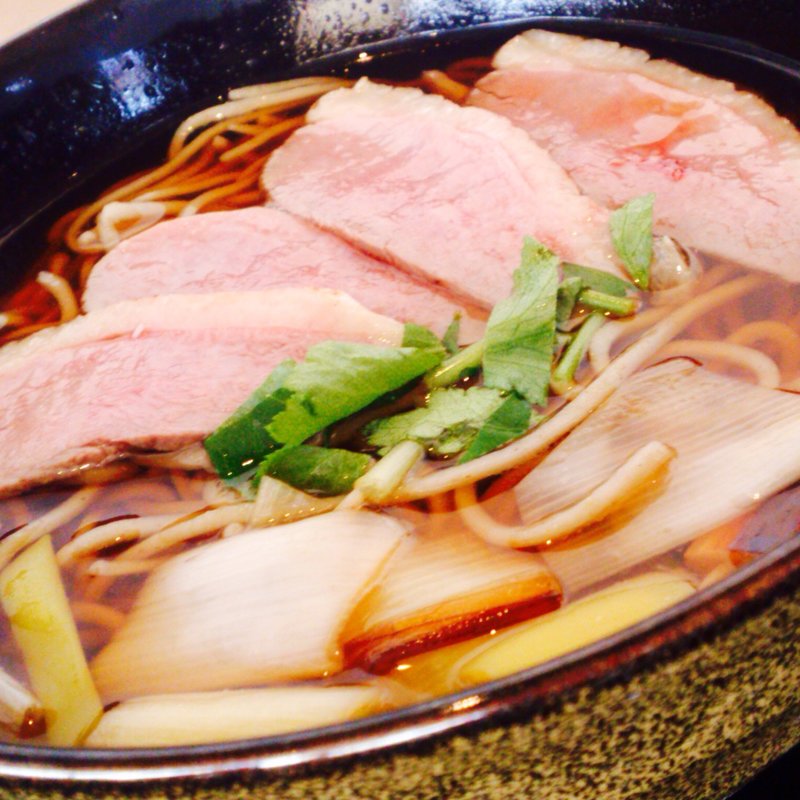 鴨南蛮そば(お食事処　やまへい　軽井沢店)