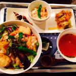 豆腐とゆばのあんかけご飯(Cocopelli Shrimp 海と畑の台所)