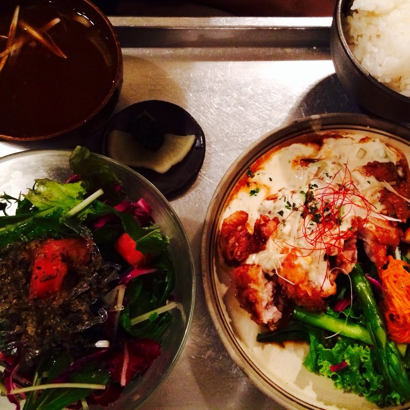 奥三河鶏の南蛮風(Cocopelli Shrimp 海と畑の台所)