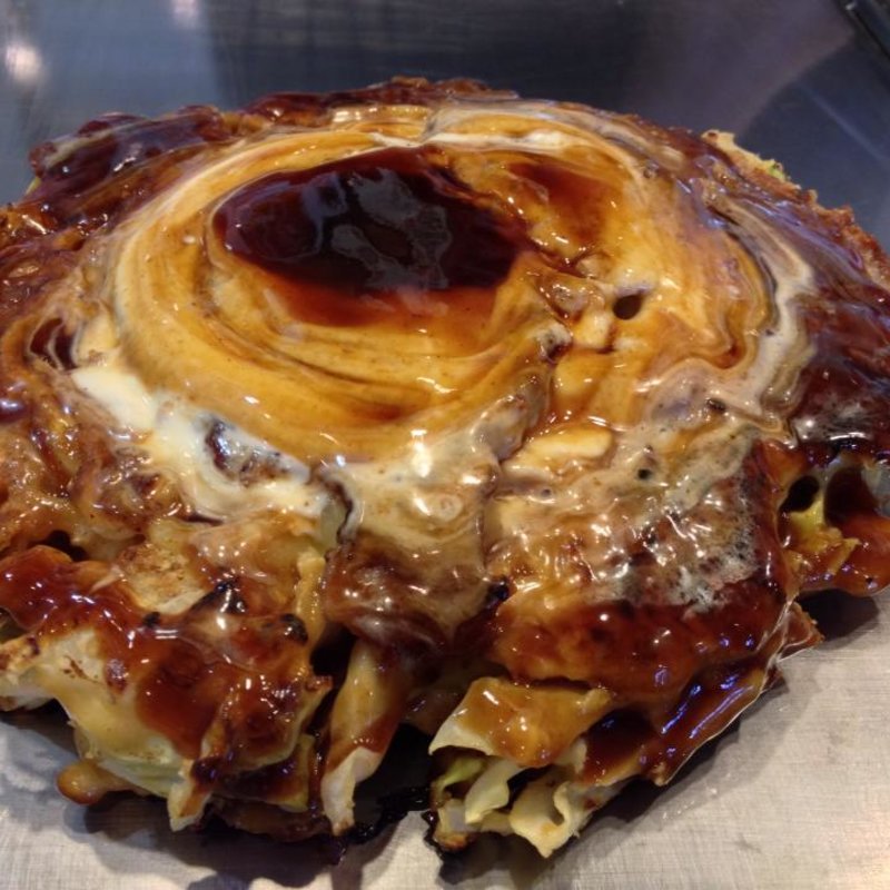 お好み焼き 豚玉(京都錦わらい)