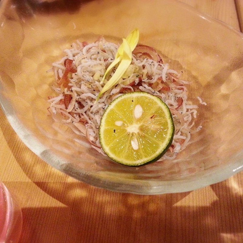みょうがのしらす和え(食道楽 上野店)