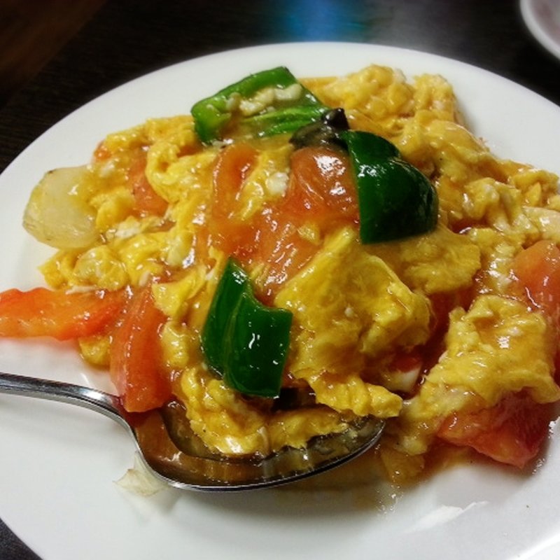 トマト玉子炒め(中華ダイニング 境耘閣 新館)