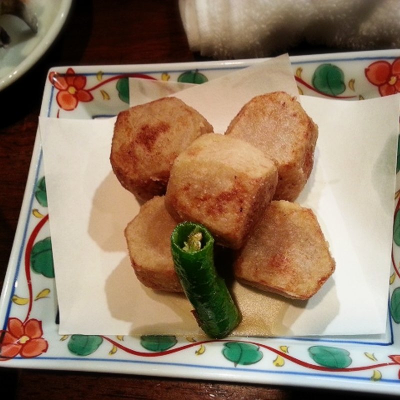 里芋の唐揚げ(能登美)