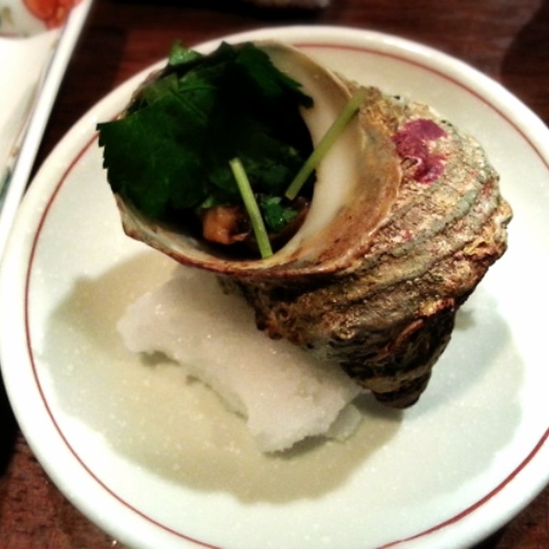 サザエの壺焼き(能登美)