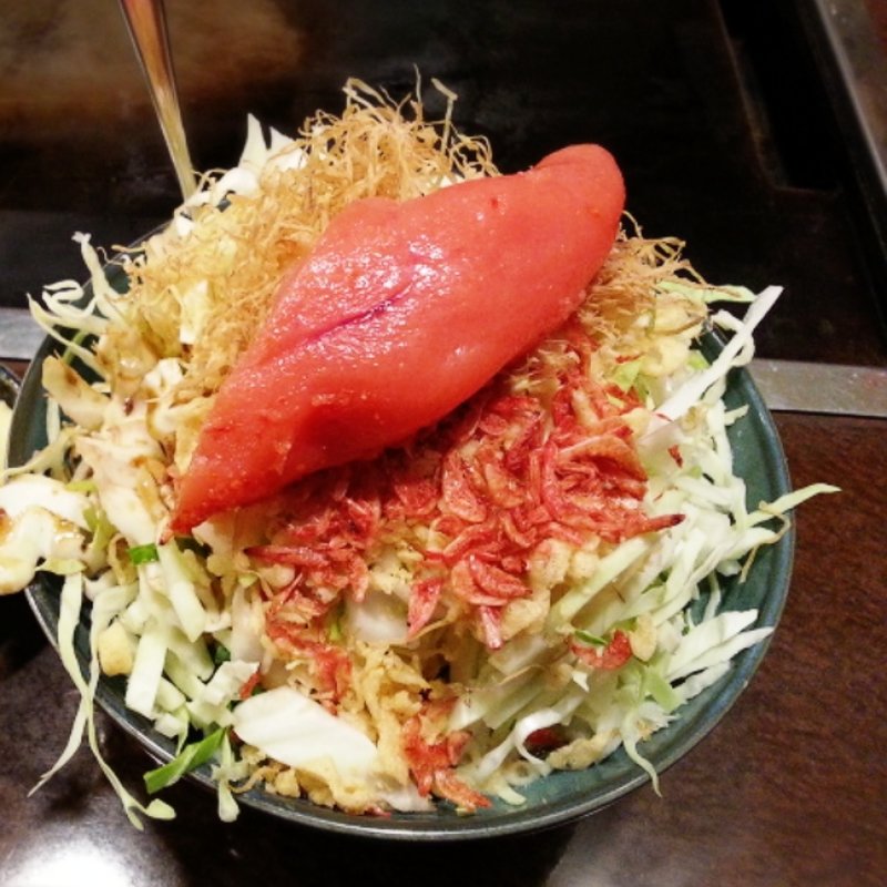 明太子もんじゃ(さんぼ)