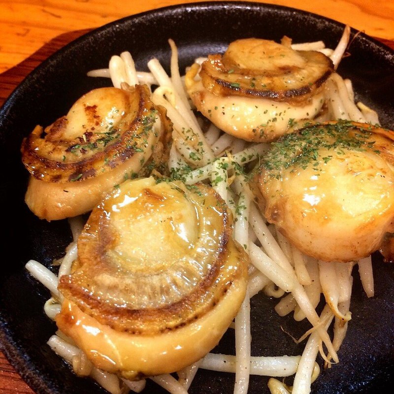鉄板焼き ホタテ(くろがね )