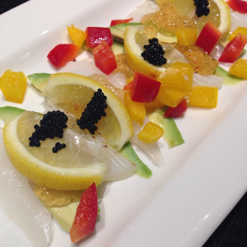 あおりいかレモンジュレカルパッチョ(にぎり長次郎 草津店 （にぎりちょうじろう）)