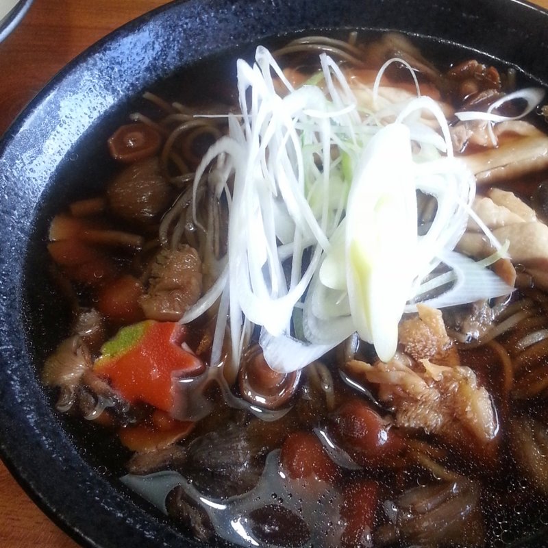 天然きのこ地鶏そば(瀧不動生そば )