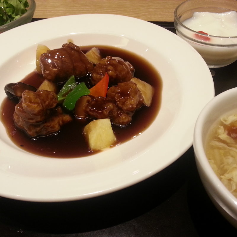 日替わりランチセット 酢豚(謝朋殿 アトレ恵比寿店)