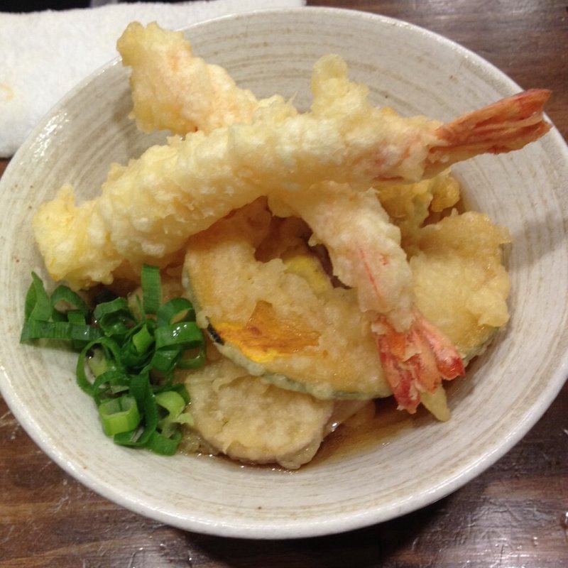 冷「並盛」特上天ぷらぶっかけ(おにやんま　五反田本店)