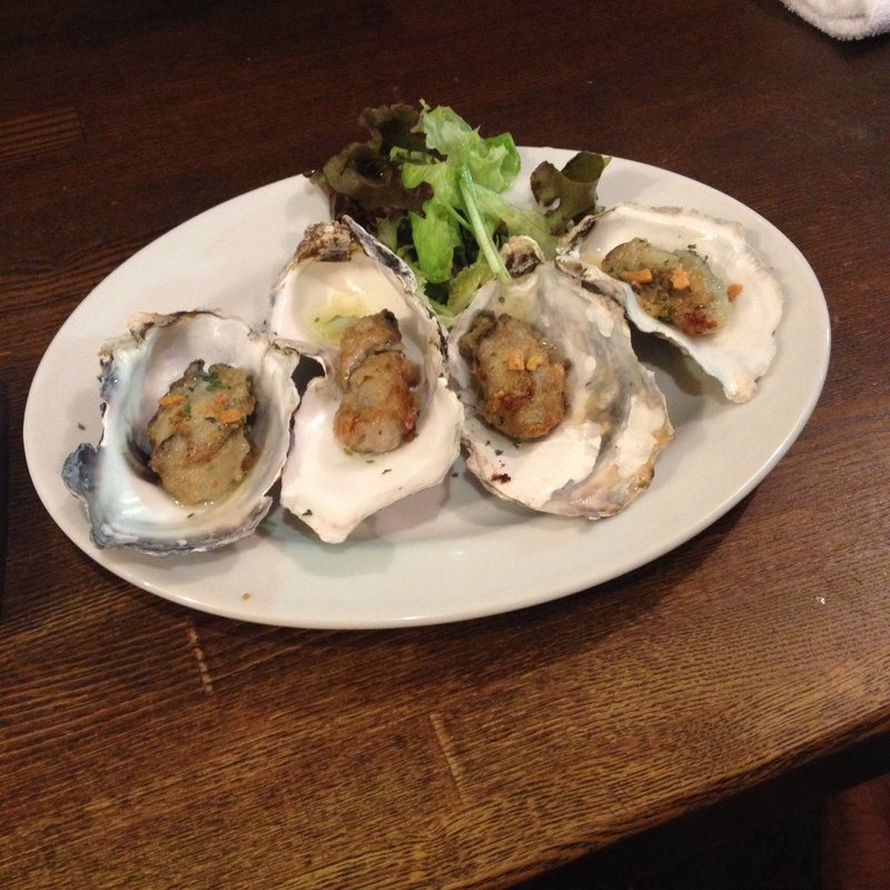 かきのガーリックバターソテー(蒲田 魚介ビストロsasaya)