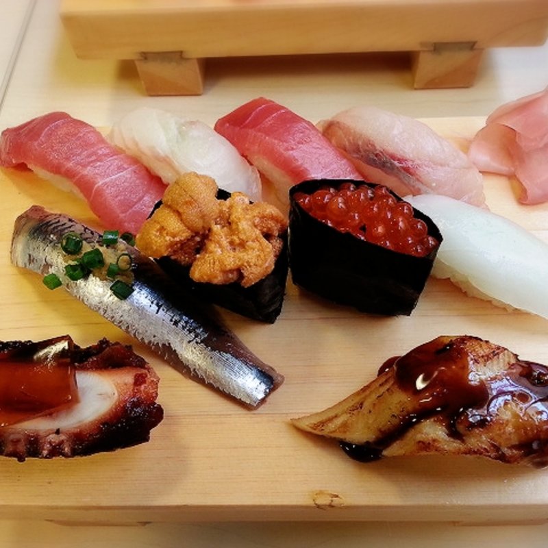 那珂湊地魚にぎり(海鮮すし 海花亭 （かいせんすし かいかてい）)