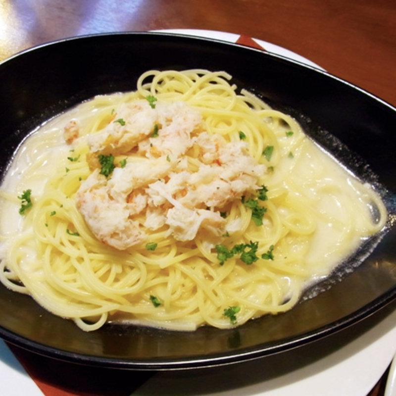 かに味噌クリームパスタ(メヒコ 東京ベイ有明店)