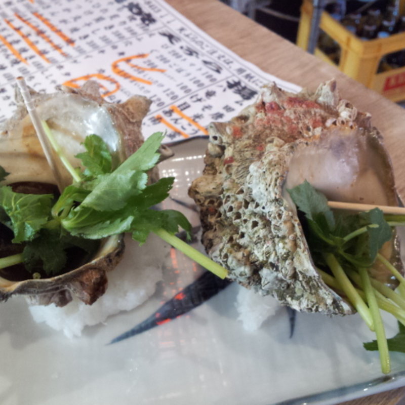 さざえ壺焼き(浜ちゃん 上野店)