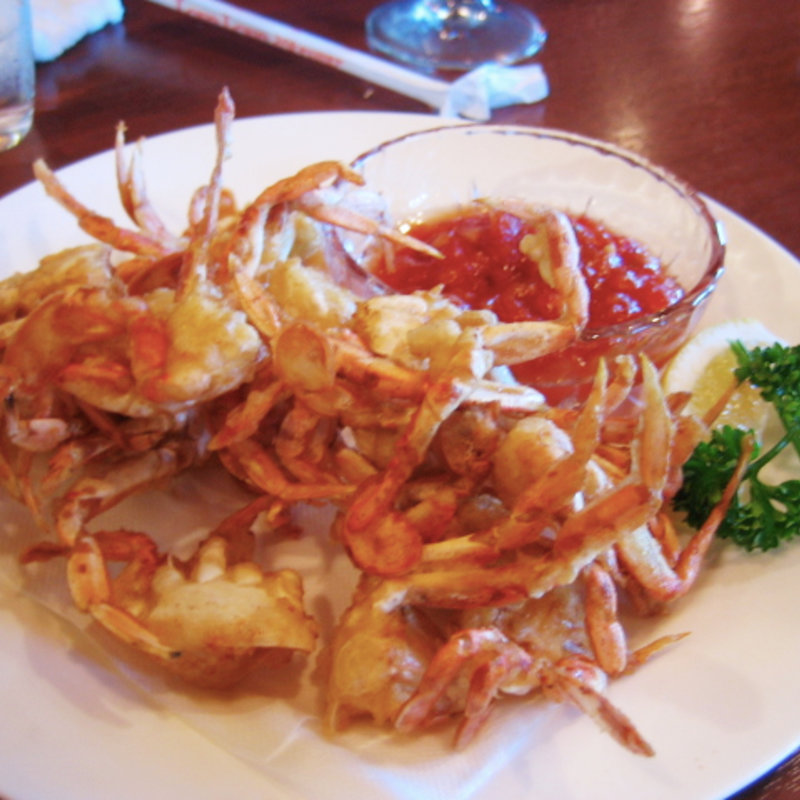 ヒラツメガニの唐揚げ(メヒコ 東京ベイ有明店)