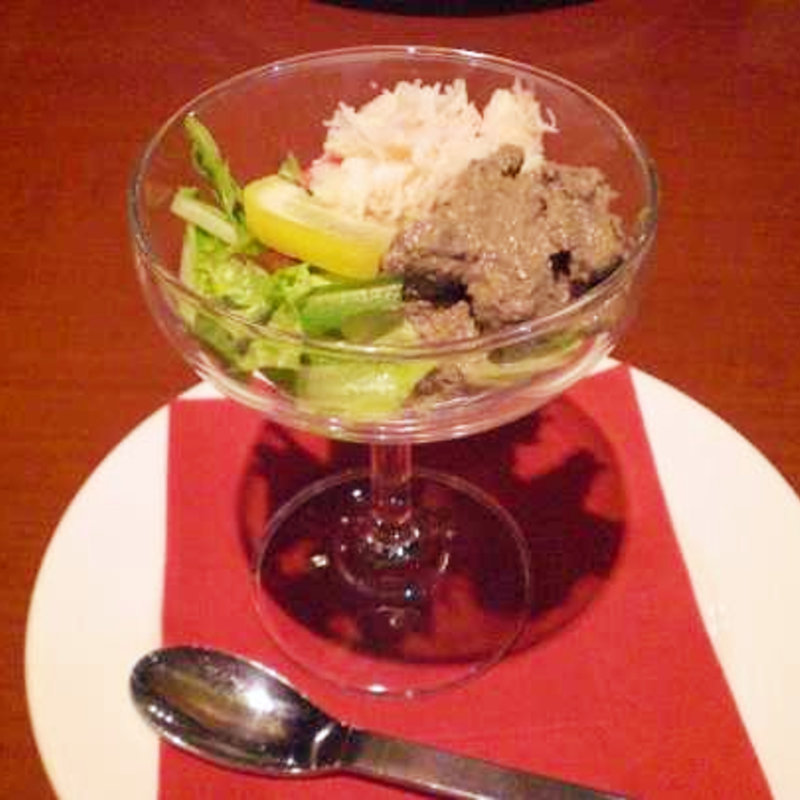 紅ズワイガニのカニ味噌(メヒコ 東京ベイ有明店)