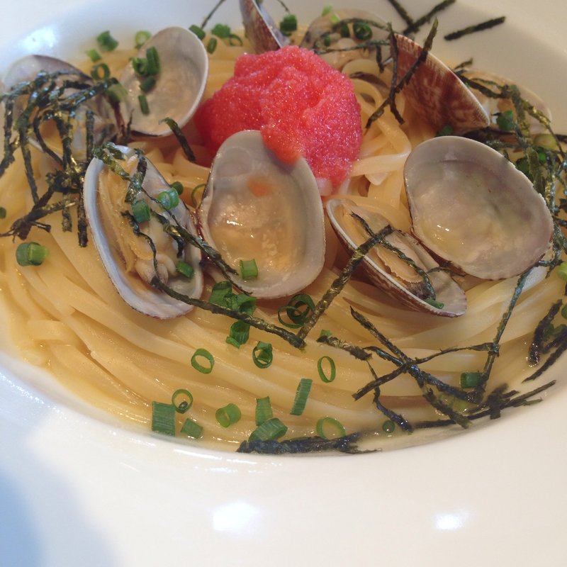 明太子とアサリのパスタ(ひより 水口店 )