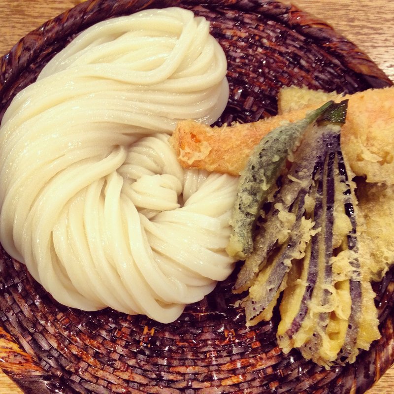 野菜天ざる うどん(慎)