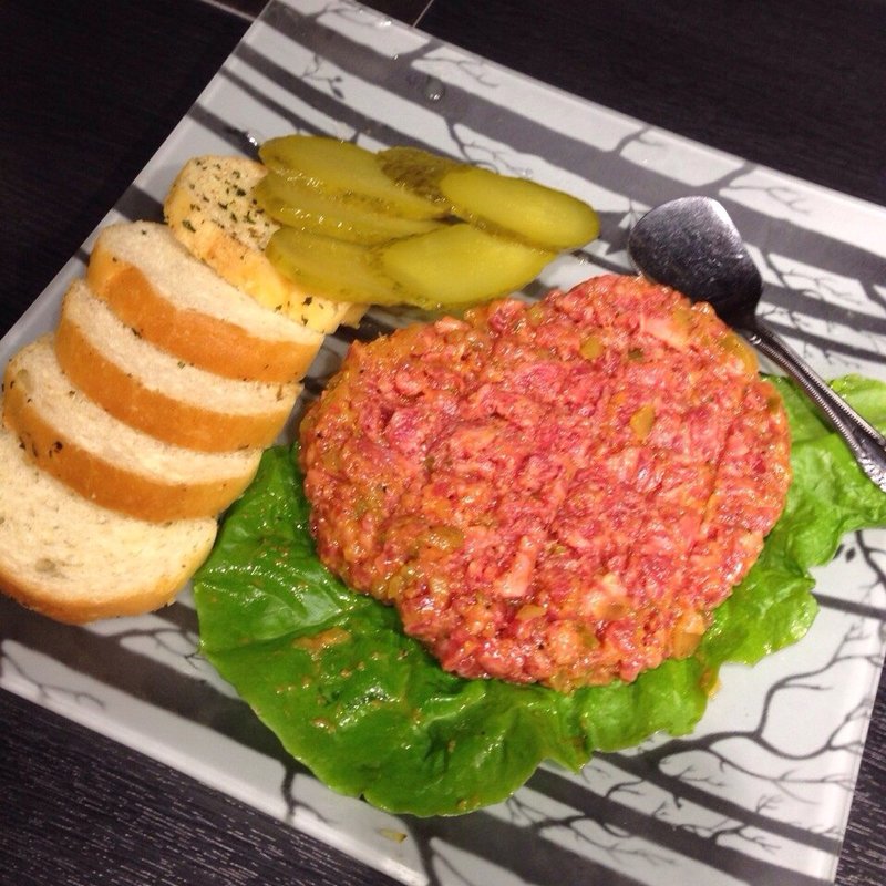 宮崎牛のタルタル(炙りや 秀苑 天 新橋店)