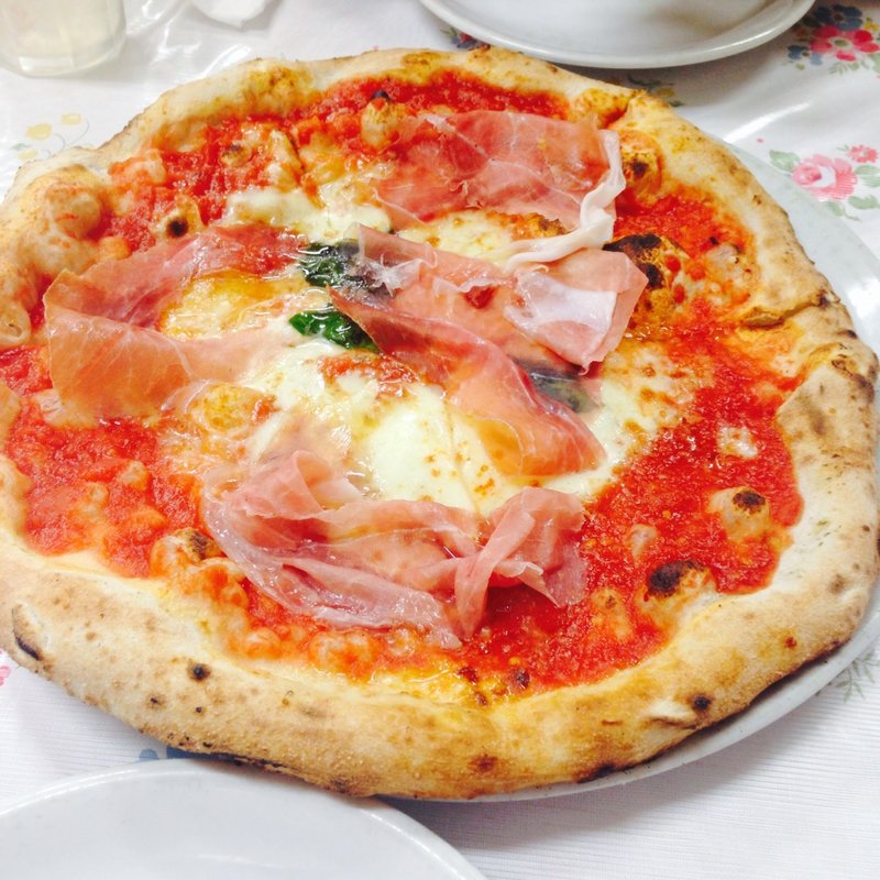 MARGHERITA AL PROSCIUTTO(Pizzeria e Trattoria da ISA)