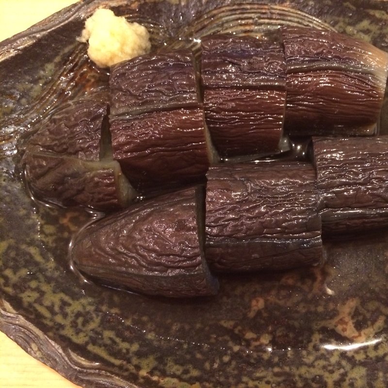 冷やし茄子(手打蕎麦 ごとう)