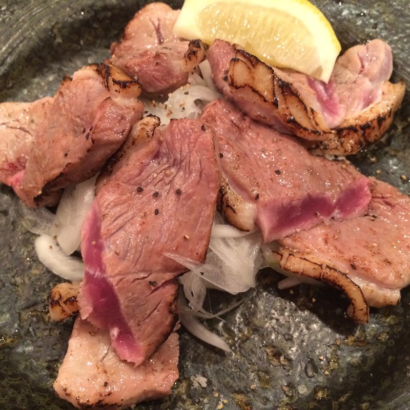 合鴨(炙りタタキ)(手打蕎麦 ごとう)