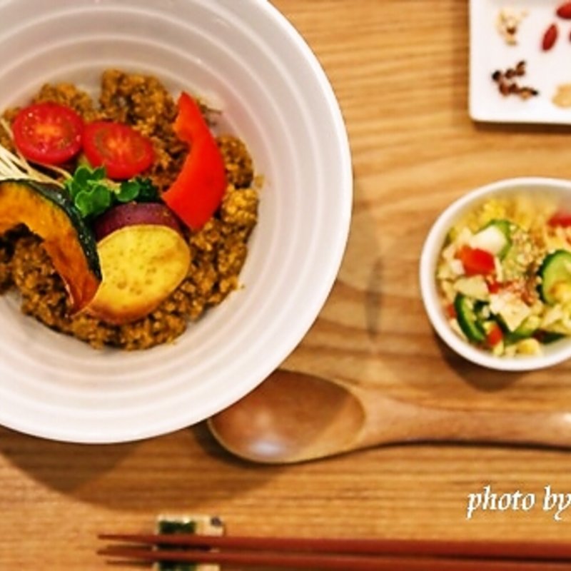 〈 定番日々響ランチセット ブレンド漢方茶つき〉日々響ドライカリーセット(きたかまくら日々響)