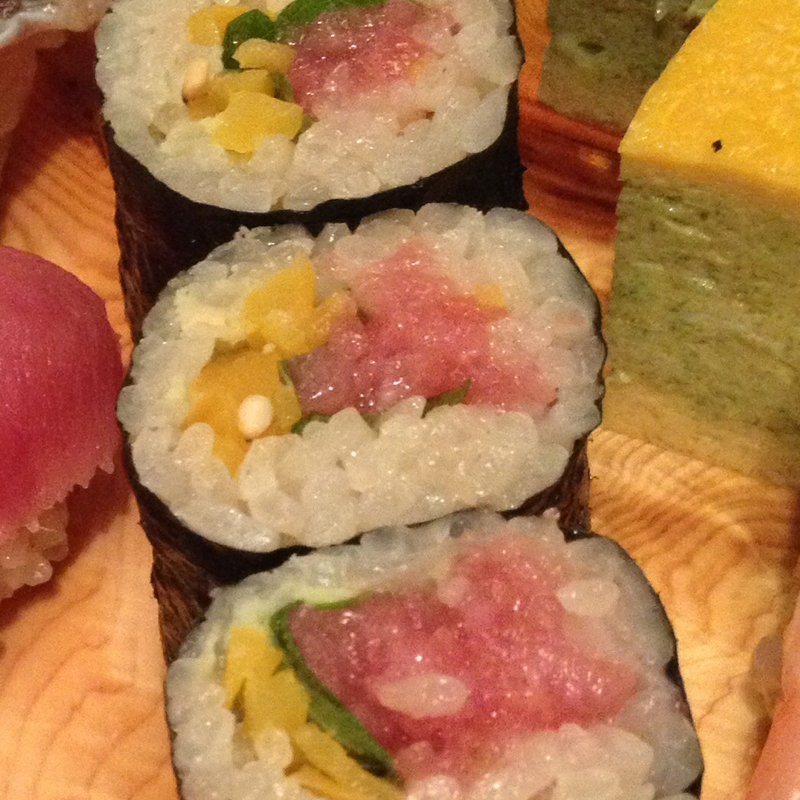 とろたく巻(恵比寿 鮪喜)