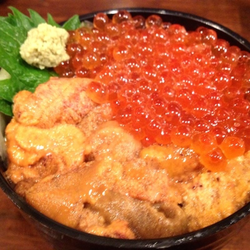 うにいくら丼(食事処 魚屋の台所 札幌市中央卸売場外市場店)