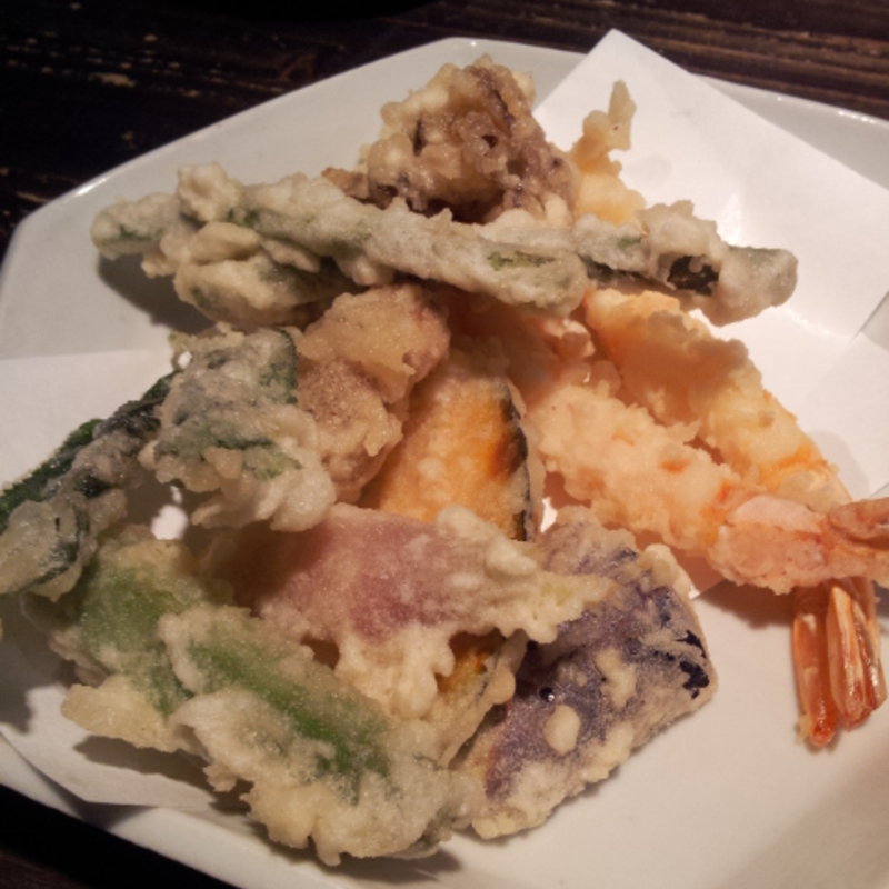 天ぷら盛り合わせ(草季庵)