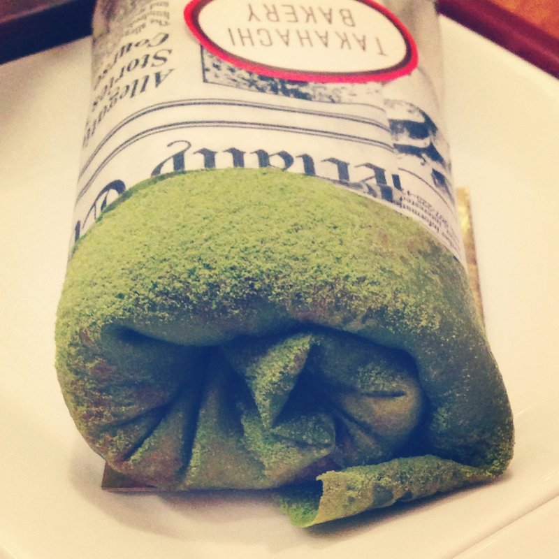 抹茶のクレープ(TAKAHACHI BAKERY)