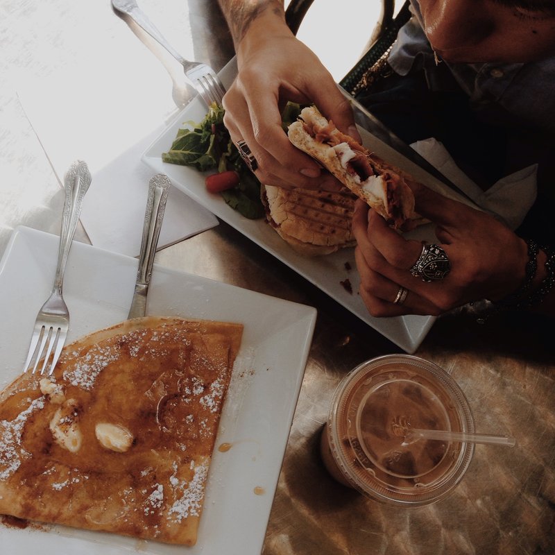 Maple syrup Butter Cinnamon sugar Crepe(Panino Rustico)