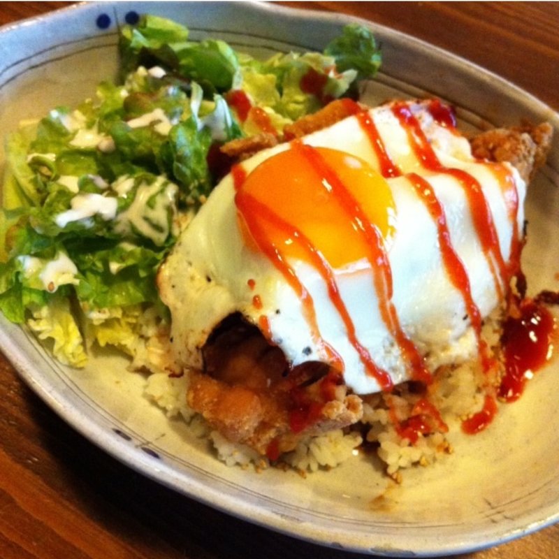 豚肉のポケロコモコランチ(Very Berry Cafe 河原町二条店 （ヴェリーベリー カフェ）)