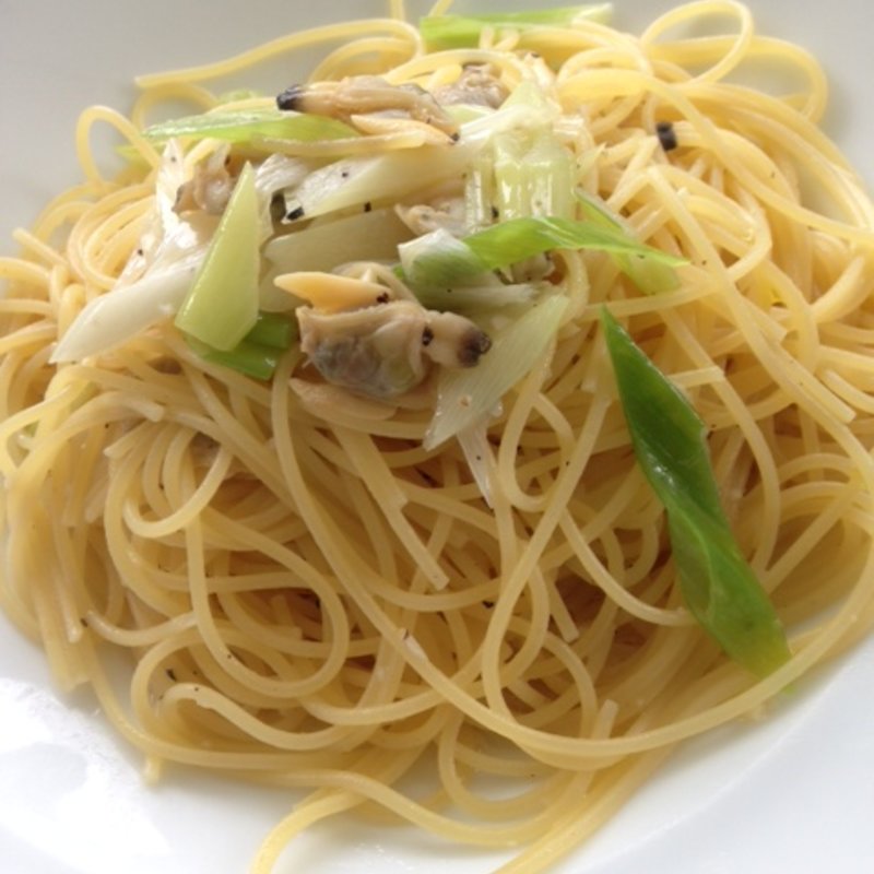 長葱とアサリのアーリオオーリオ(サンス コロニアルビーチ （SENS Colonial Beach）)