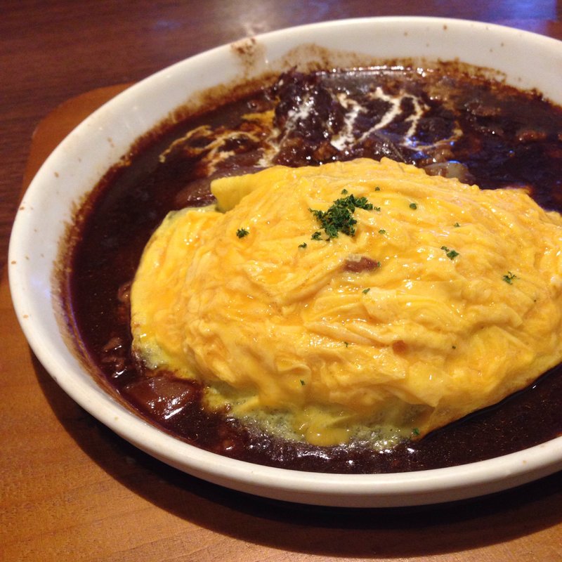 ハッシュドビーフオムライスドリア(星乃珈琲)