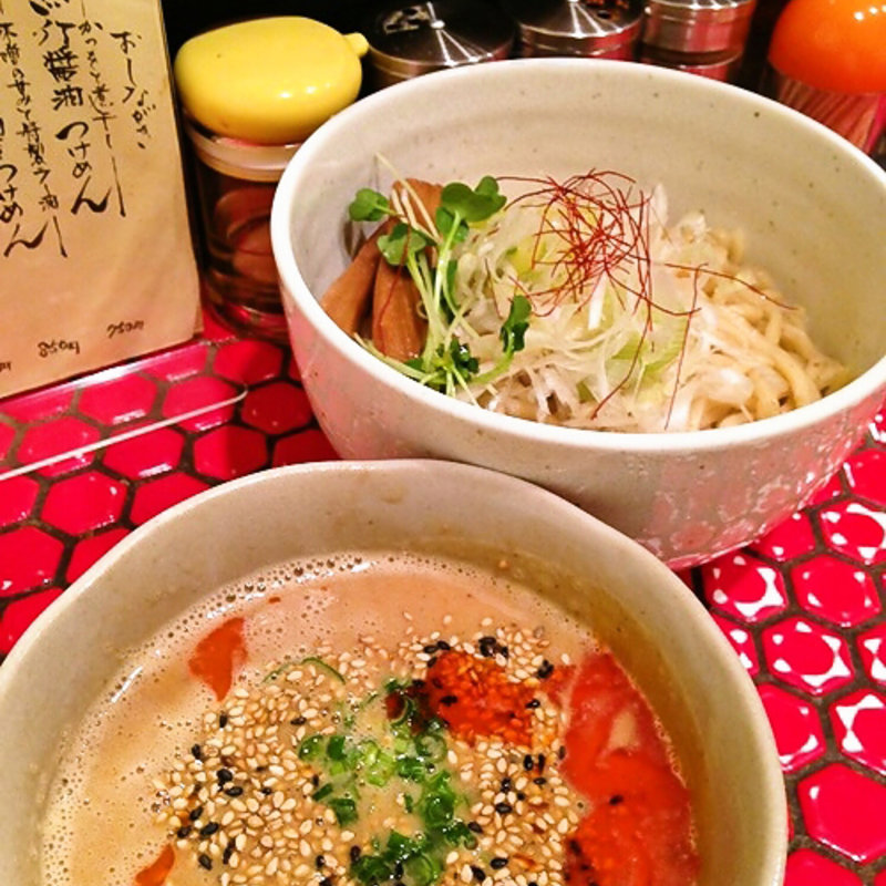 西京味噌坦々つけめん(京つけめん つるかめ 六角)