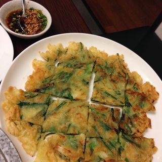 海鮮チヂミ(韓国家庭料理 サラン )