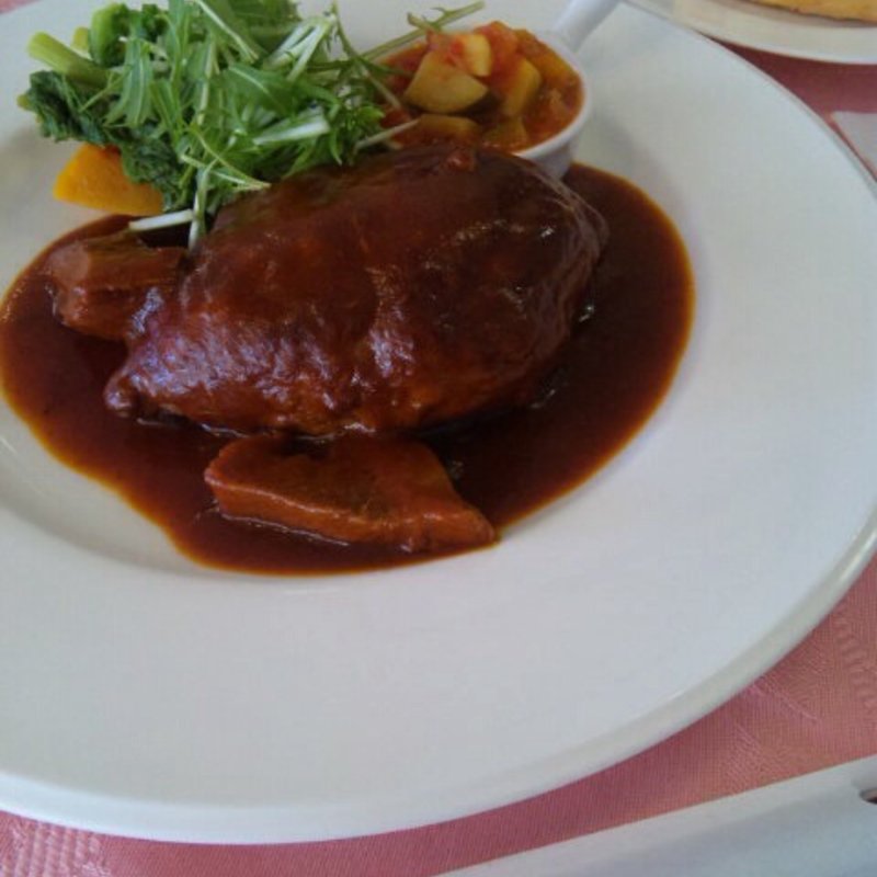 豊後牛のハンバーグステーキセット(レストラン 洋灯舎 （ランプシャ）)