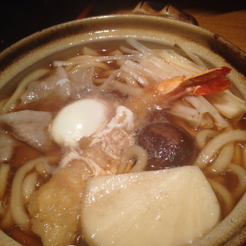 鍋焼きうどん(千年)