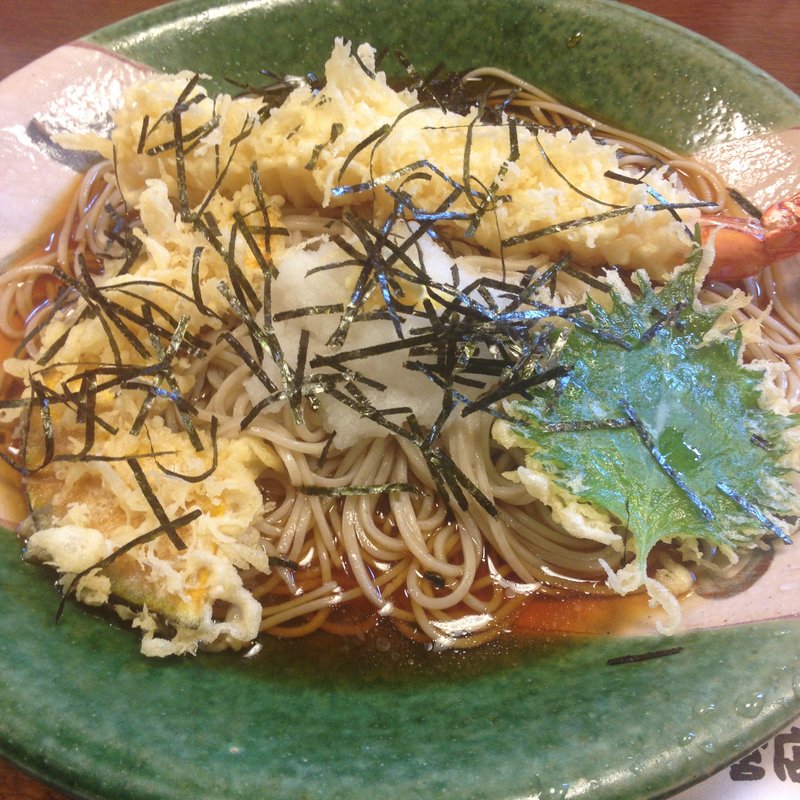 磯おろしそば(めん処 玉川)