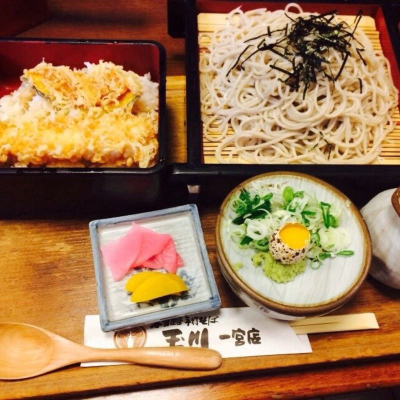 ざるそば天重(更科 東玉川店)