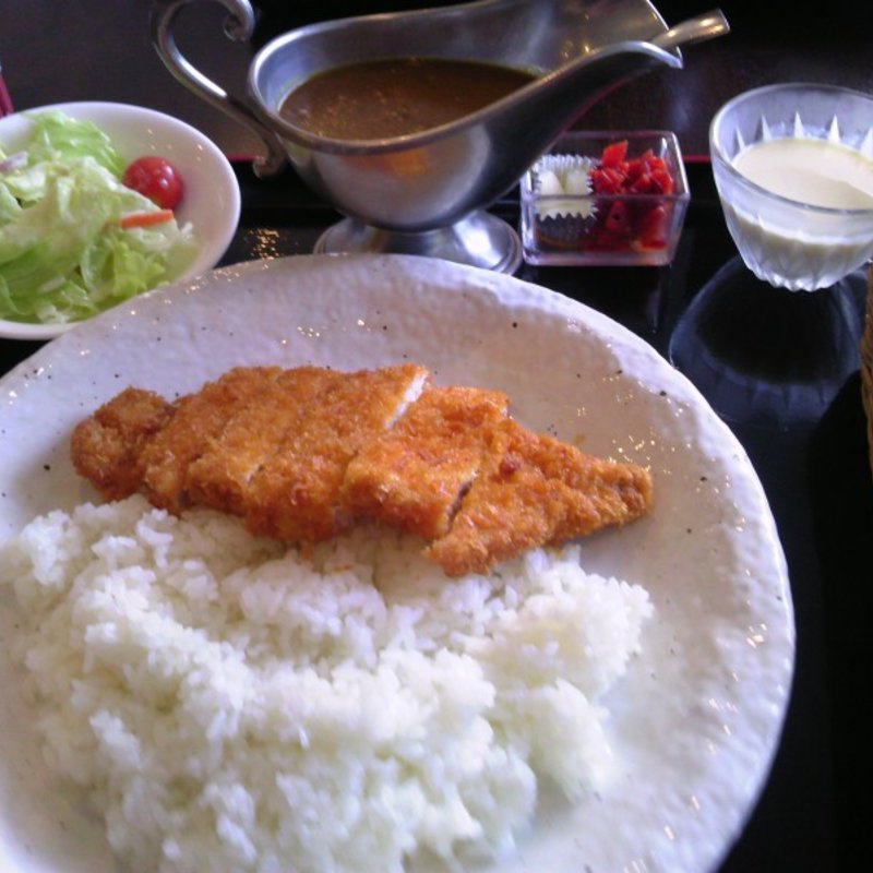 カツカレー(信州松川村　すずむし荘　松川キュイジーヌ)