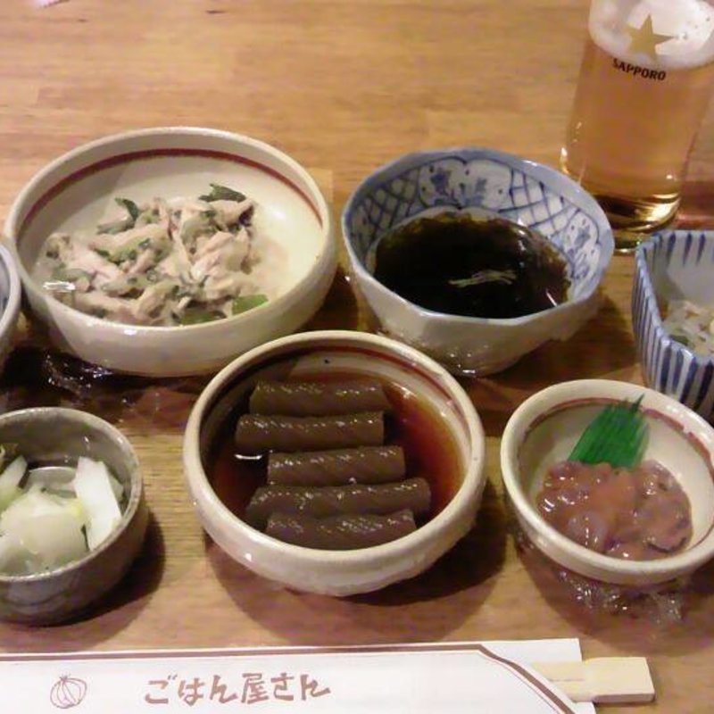 ショーケースから選ぶ小鉢(ごはん屋さん)