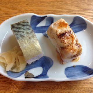 穴子寿司とバッテラ(玉川)
