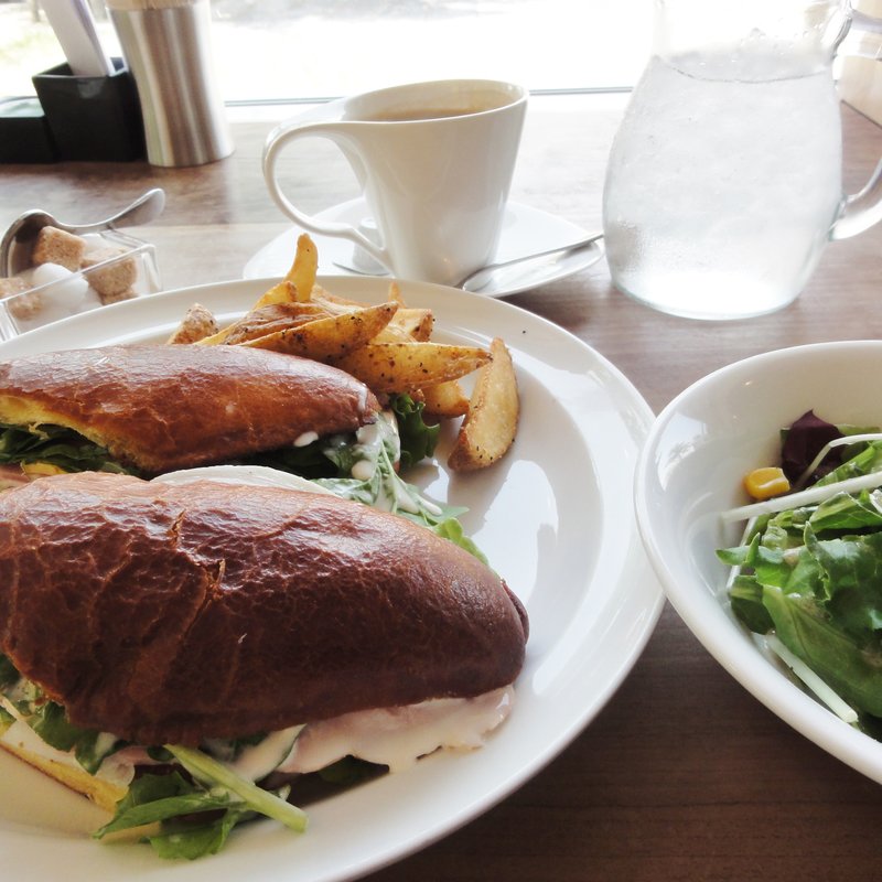 ライトセット　ブリオッシュサンド(ワンルームカフェ （one room cafe）)