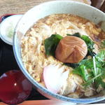 紀州梅とじそば(朝日屋)