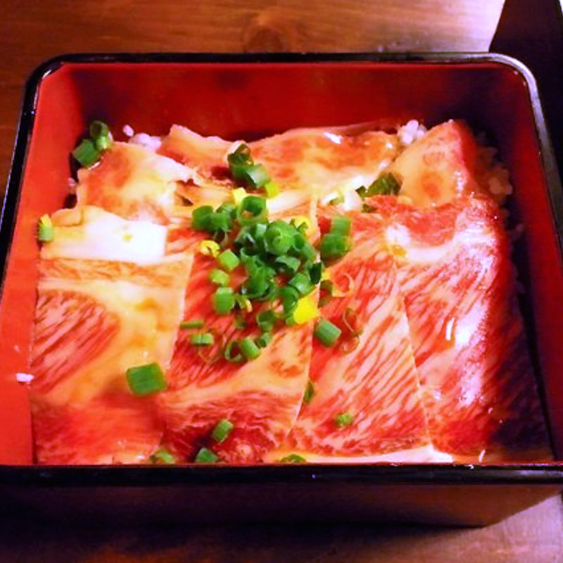 村上牛お刺身丼(江戸庄 （えどしょう）)