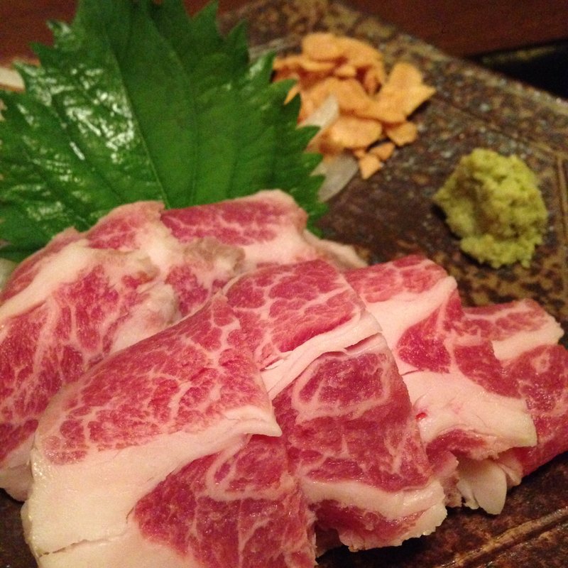 イベリコ豚のお刺身(亀八 本店)