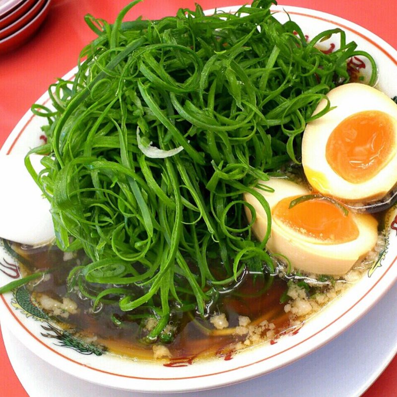 特製醤油　九条ネギ味玉ラーメン(京都北白川ラーメン魁力屋 都筑中原街道店)